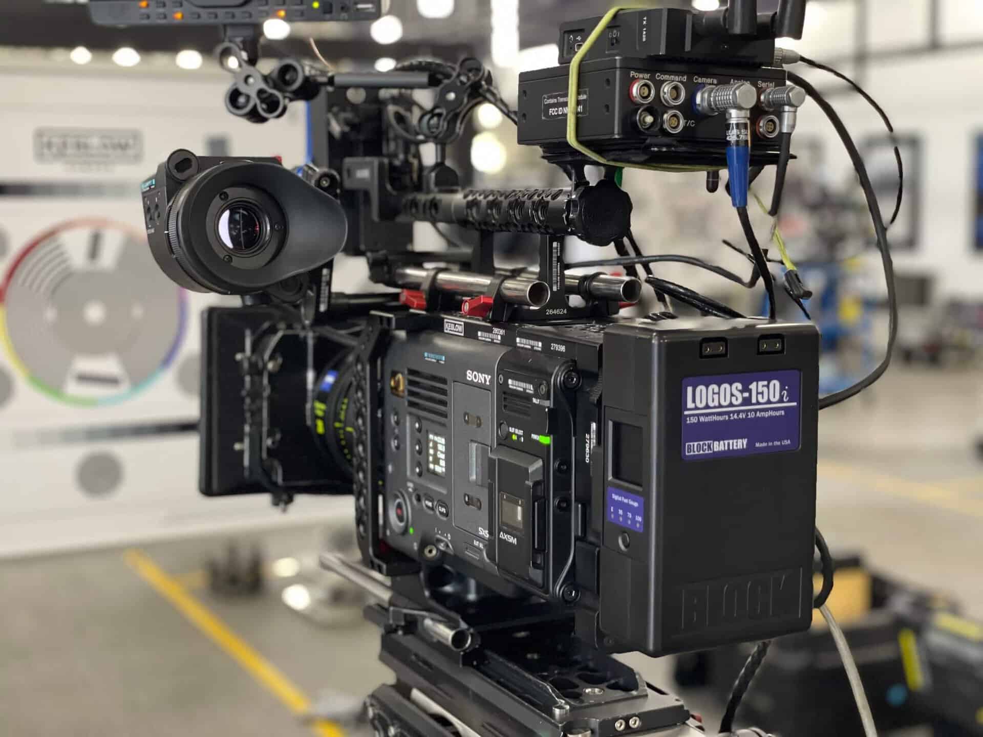 Logos 150 on camera rig